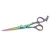 dragon hair cutting scissor in white background