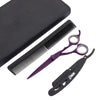 Hair Shears with razor, comb and leather pouch